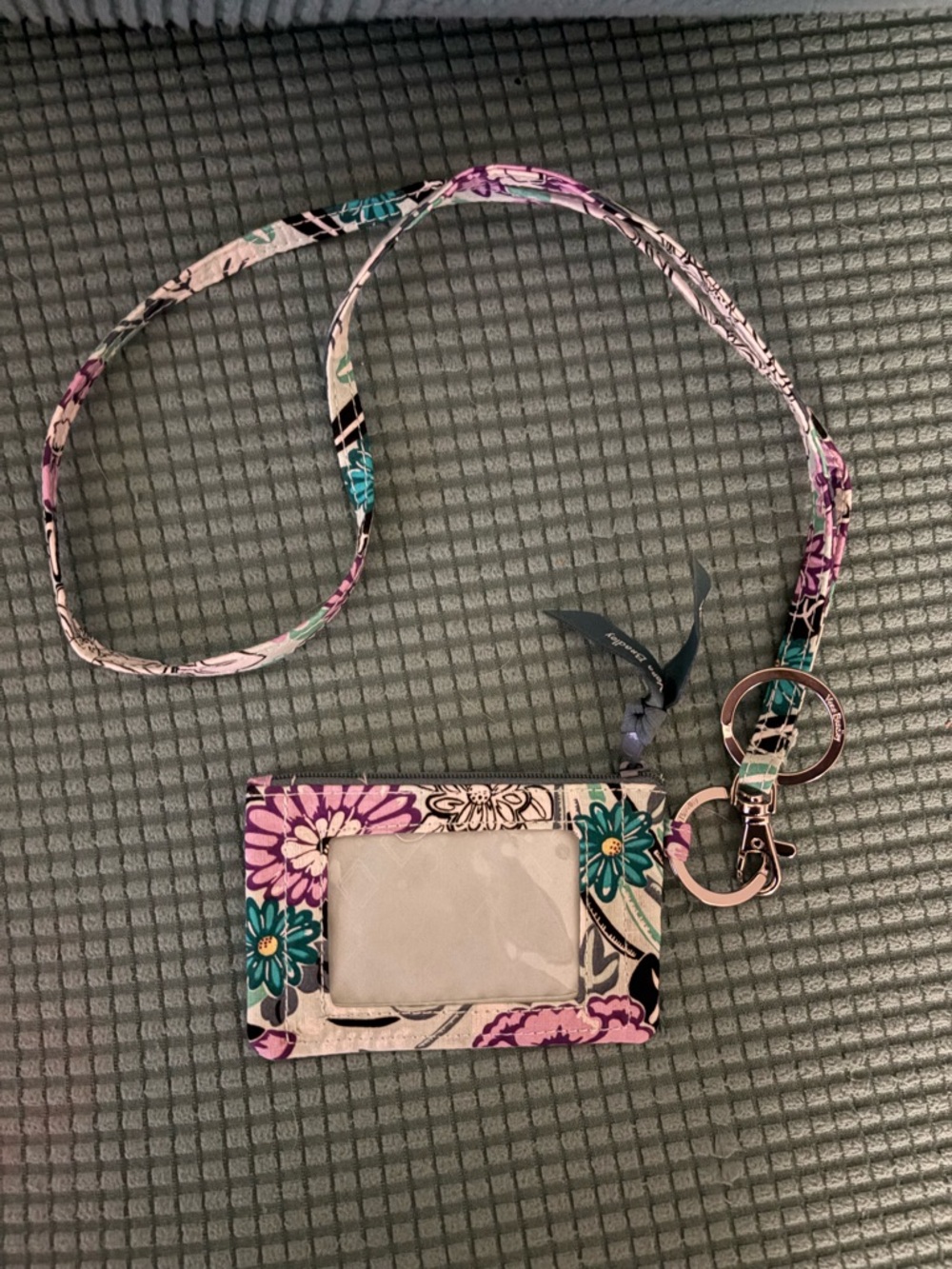 Vera Bradley Floral Lanyard ID Holder